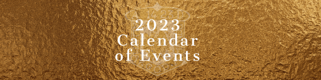 Anniversary Event 2023 – Event Calendar